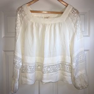 Rebecca Taylor Cream Blouse